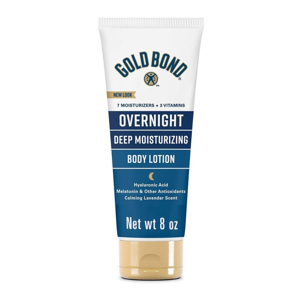 Gold Bond Overnight Deep Moisturizing Lotion, 8 oz., Skin Therapy Lotion With Calming Scent Gold Bond Overnight Deep Moisturizing Lotion, 8 oz., Skin Therapy Lotion With Calming Scent