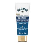 Gold Bond Overnight Deep Moisturizing Lotion, 8 oz., Skin Therapy Lotion With Calming Scent