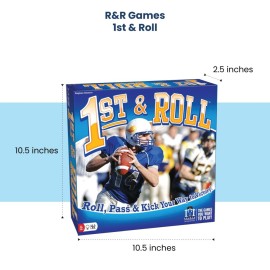 R&R Games 1st & Roll, Football Board Game for Adults and Kids, Ideal for Family Night R&R Games 1st & Roll, Football Board Game for Adults and Kids, Ideal for Family Night