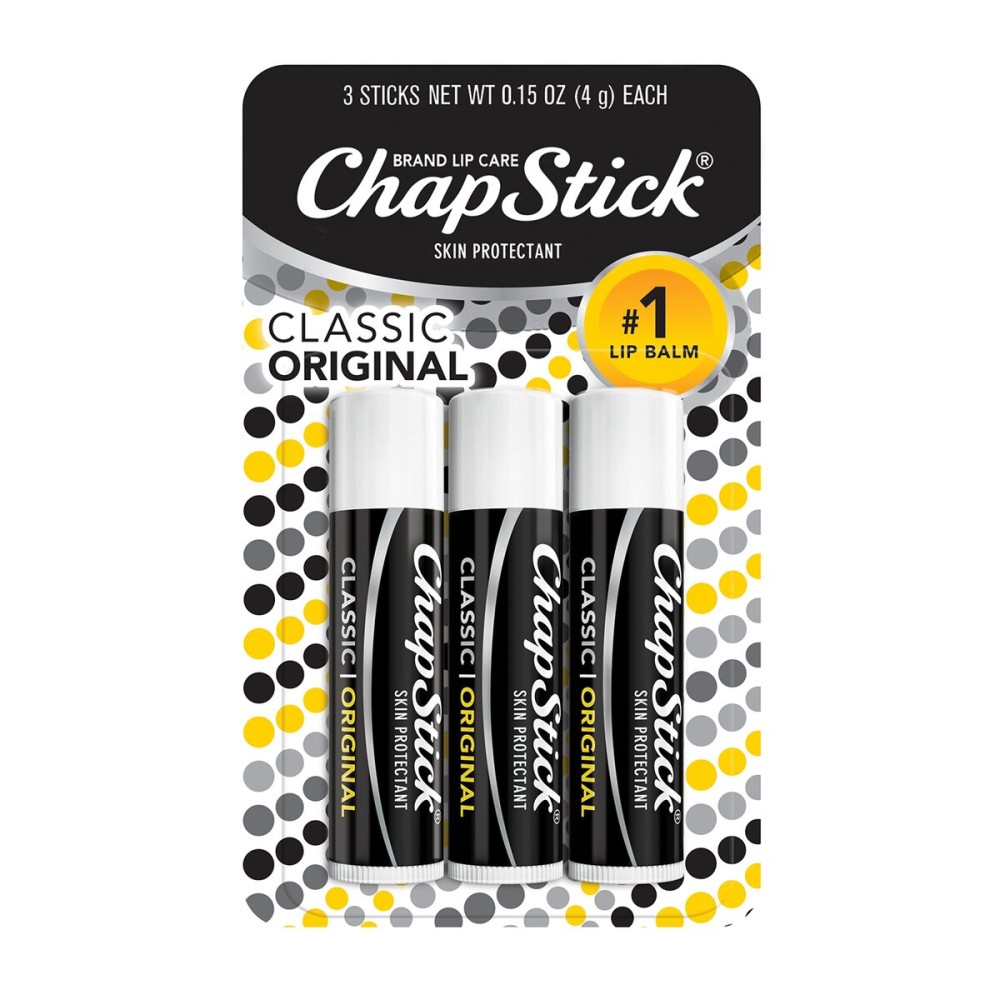 ChapStick Classic Original Lip Balm Tubes, Lip Care - 0.15 Oz (Pack of 3) ChapStick Classic Original Lip Balm Tubes, Lip Care - 0.15 Oz (Pack of 3)