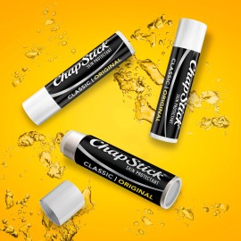 ChapStick Classic Original Lip Balm Tubes, Lip Care - 0.15 Oz (Pack of 3) ChapStick Classic Original Lip Balm Tubes, Lip Care - 0.15 Oz (Pack of 3)