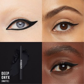 Maybelline TattooStudio Long-Lasting Sharpenable Eyeliner Pencil, Glide on Smooth Gel Pigments with 36 Hour Wear, Waterproof, Deep Onyx, 1 Count Maybelline TattooStudio Long-Lasting Sharpenable Eyeliner Pencil, Glide on Smooth Gel Pigments with 36 Hour Wear, Waterproof, Deep Onyx, 1 Count