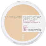 Maybelline Super Stay Full Coverage Powder Foundation Makeup, Up to 16 Hour Wear, Soft, Creamy Matte Foundation, Natural Beige, 1 Count