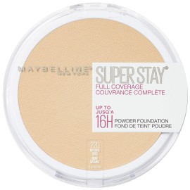 Maybelline Super Stay Full Coverage Powder Foundation Makeup, Up to 16 Hour Wear, Soft, Creamy Matte Foundation, Natural Beige, 1 Count Maybelline Super Stay Full Coverage Powder Foundation Makeup, Up to 16 Hour Wear, Soft, Creamy Matte Foundation, Natural Beige, 1 Count