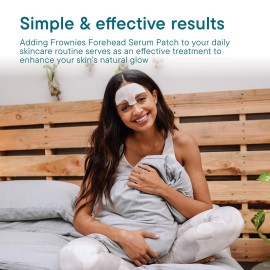 Frownies Cotton Soft Forehead Serum Patch - Serum Infused Forehead Wrinkle Patch For Fine Lines & Wrinkles - Reusable Hypoallergenic Facial Patch - Hydrating Face Mask to Plump Skin Frownies Cotton Soft Forehead Serum Patch - Serum Infused Forehead Wrinkle Patch For Fine Lines & Wrinkles - Reusable Hypoallergenic Facial Patch - Hydrating Face Mask to Plump Skin