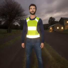 IDOU Reflective Vest Safety Running Gear with Pocket, Ultralight &Adjustable Waist&360High Visibility for Running,Jogging,Biking,Motorcycle,Walking,Women & Men/Neon Yellow/L IDOU Reflective Vest Safety Running Gear with Pocket, Ultralight &Adjustable Waist&360High Visibility for Running,Jogging,Biking,Motorcycle,Walking,Women & Men/Neon Yellow/L