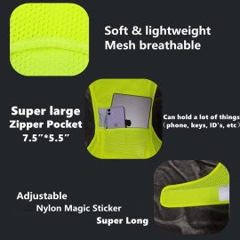 IDOU Reflective Vest Safety Running Gear with Pocket, Ultralight &Adjustable Waist&360High Visibility for Running,Jogging,Biking,Motorcycle,Walking,Women & Men/Neon Yellow/L IDOU Reflective Vest Safety Running Gear with Pocket, Ultralight &Adjustable Waist&360High Visibility for Running,Jogging,Biking,Motorcycle,Walking,Women & Men/Neon Yellow/L