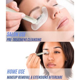 STACY LASH Eyelash Extension Shampoo + Brush / 1.69 fl.oz / 50ml / Eyelid Foaming Cleanser/Wash for Extensions & Natural Lashes/Safe Makeup Remover/Supplies for Professional & Home Use