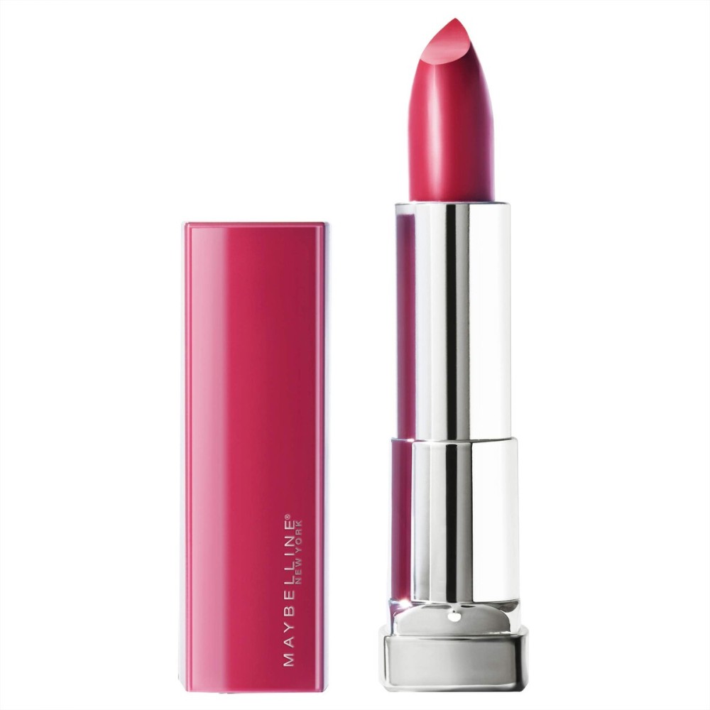 Maybelline Color Sensational Made for All Lipstick, Crisp Lip Color & Hydrating Formula, Fuchsia For Me, Bright Pinky Red, 1 Count Maybelline Color Sensational Made for All Lipstick, Crisp Lip Color & Hydrating Formula, Fuchsia For Me, Bright Pinky Red, 1 Count