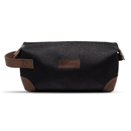MANSCAPED The Shed Men\'s Premium Quality Toiletry Bag, PU Leather Dopp Kit, Bathroom Travel Bag, Shaving Kit Case, Trimmer Bag