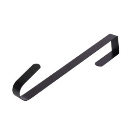 Sattiyrch 12 Wreath Hanger for Front Door,Steel Over The Door Hanger Hook,Wreath Door Hanger (Black,1) Sattiyrch 12 Wreath Hanger for Front Door,Steel Over The Door Hanger Hook,Wreath Door Hanger (Black,1)