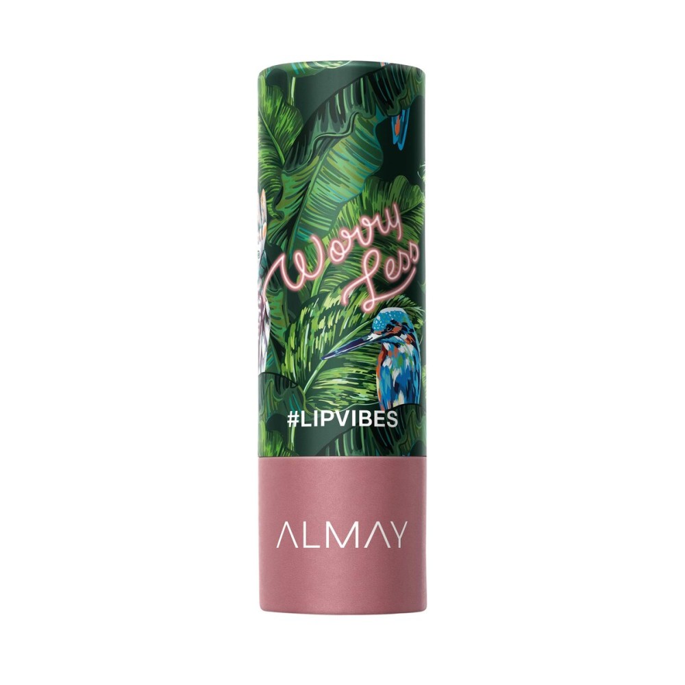 Almay Lip Vibes Lipstick with Vitamin E Oil & Shea Butter, Matte Finish, Hypoallergenic, Worry Less, 0.14 Oz Almay Lip Vibes Lipstick with Vitamin E Oil & Shea Butter, Matte Finish, Hypoallergenic, Worry Less, 0.14 Oz
