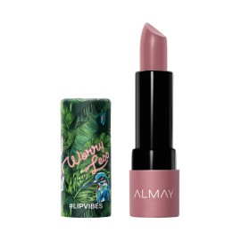 Almay Lip Vibes Lipstick with Vitamin E Oil & Shea Butter, Matte Finish, Hypoallergenic, Worry Less, 0.14 Oz Almay Lip Vibes Lipstick with Vitamin E Oil & Shea Butter, Matte Finish, Hypoallergenic, Worry Less, 0.14 Oz