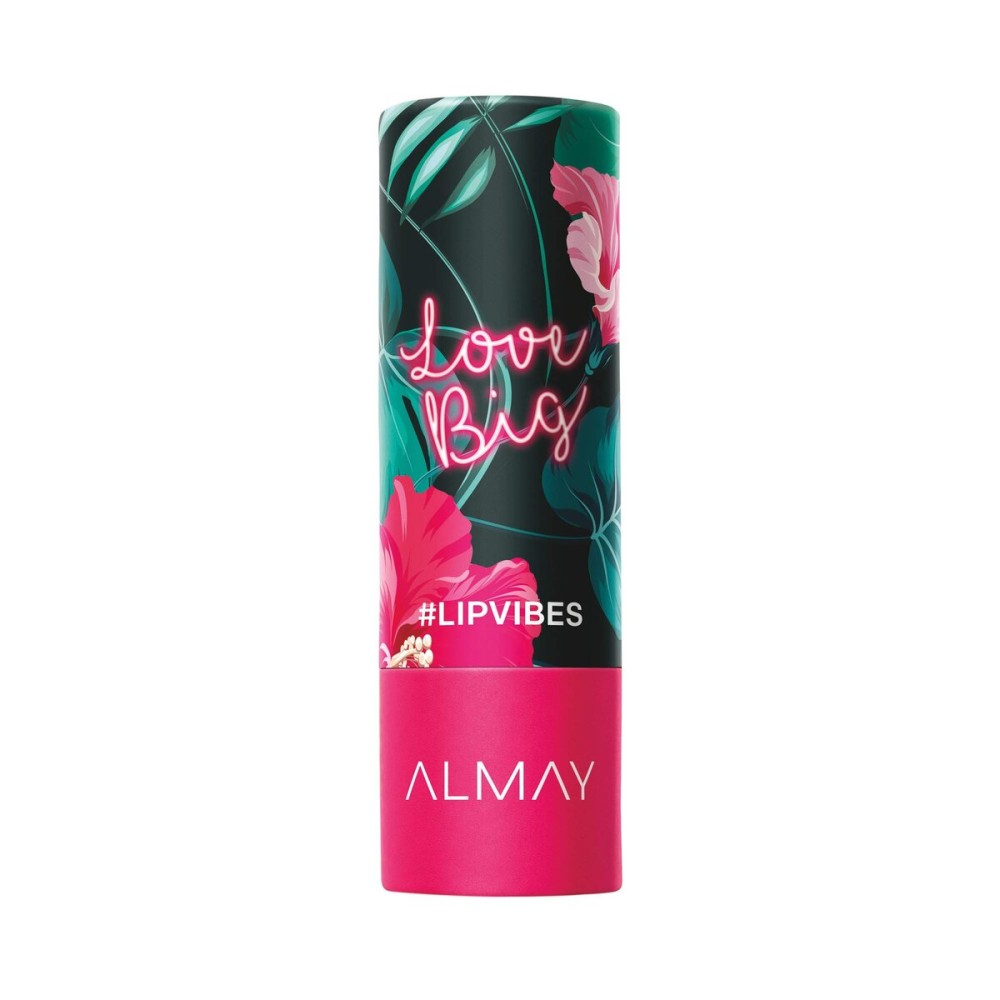 Almay Lip Vibes Lipstick with Vitamin E Oil & Shea Butter, Matte Finish, Hypoallergenic, Love Big, 0.14 Oz Almay Lip Vibes Lipstick with Vitamin E Oil & Shea Butter, Matte Finish, Hypoallergenic, Love Big, 0.14 Oz