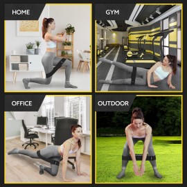 Tribe Lifting Fabric Resistance Bands for Exercise - Hip Bands for Working Out Legs, Glutes, Knees and Thighs for Men and Women - Cloth Circle Booty Bands for Physical Therapy (Gray) Tribe Lifting Fabric Resistance Bands for Exercise - Hip Bands for Working Out Legs, Glutes, Knees and Thighs for Men and Women - Cloth Circle Booty Bands for Physical Therapy (Gray)