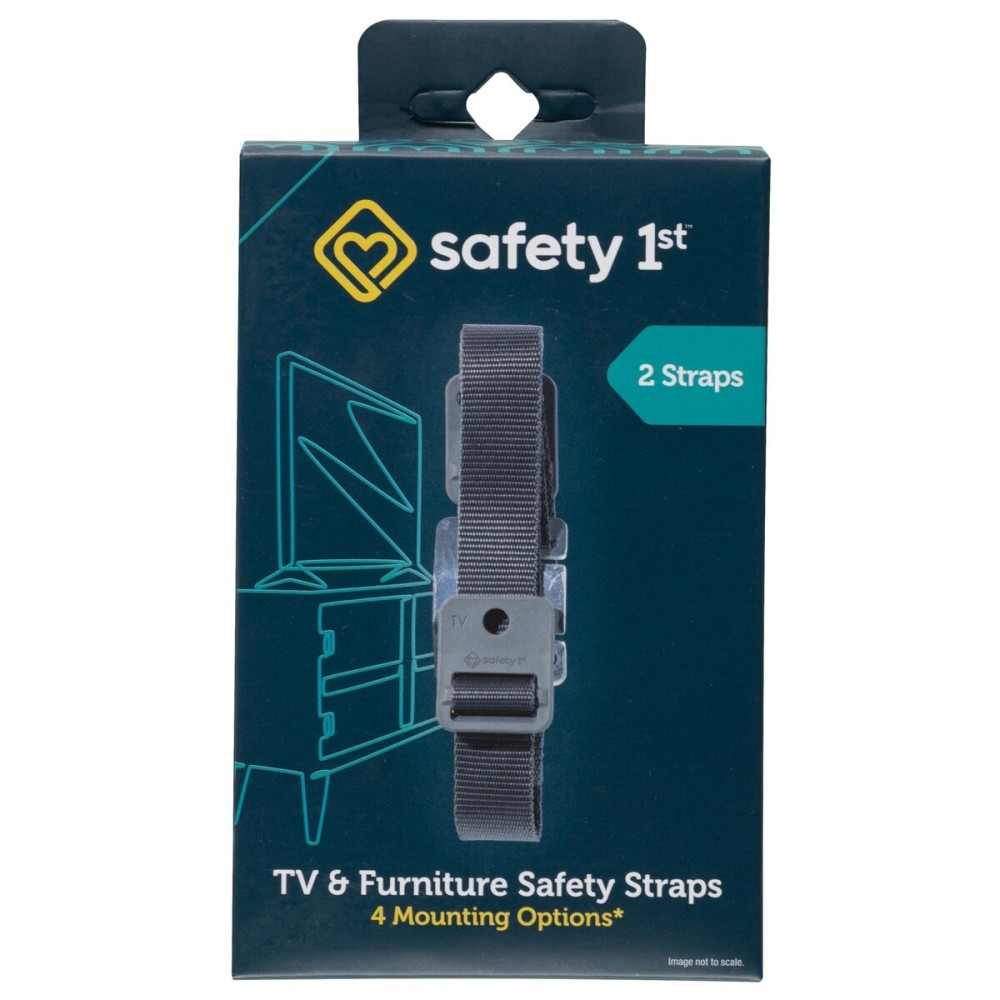 Safety 1st TV & Furniture Safety Straps, Black, Multi, 2 Straps(Pack of 1) Safety 1st TV & Furniture Safety Straps, Black, Multi, 2 Straps(Pack of 1)