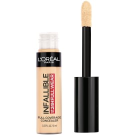 L\'Oreal Paris Makeup Infallible Full Wear Waterproof Matte Concealer, Full Coverage, Cashmere, 0.33 fl. oz.