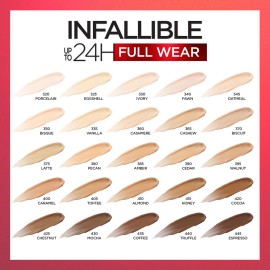 L\'Oreal Paris Makeup Infallible Full Wear Waterproof Matte Concealer, Full Coverage, Cashmere, 0.33 fl. oz. L\'Oreal Paris Makeup Infallible Full Wear Waterproof Matte Concealer, Full Coverage, Cashmere, 0.33 fl. oz.
