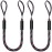 Botepon Boat Bungee Dock Lines, Boating Gifts for Men, Boat Accessories, Pontoon Accessories, Mooring Lines for Bass Boat, 4 Feet