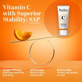 TruSkin Vitamin C Cream for Face - Brightening Moisturizer, Anti Aging, Hydrating, Skin Wrinkle Cream - Vitamin B5, Vitamin E, Jojoba Oil, Aloe Vera & Green Tea, 4 Fl Oz TruSkin Vitamin C Cream for Face - Brightening Moisturizer, Anti Aging, Hydrating, Skin Wrinkle Cream - Vitamin B5, Vitamin E, Jojoba Oil, Aloe Vera & Green Tea, 4 Fl Oz