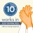 Aveeno Skin Relief Repairing Hand Mask, Moisturizing Gloves with Prebiotic Oat & Shea Butter for Very Dry Skin, Hand Care for Sensitive Skin, Fragrance-Free, 1 Pair of Single-Use Gloves