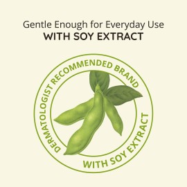 Aveeno Positively Radiant Brightening Face Scrub & Exfoliating Daily Face Wash, Moisture-Rich Soy Extract, Oil-Free, Soap-Free, Hypoallergenic, Non-Comedogenic, Improves Tone & Texture, 7 oz Aveeno Positively Radiant Brightening Face Scrub & Exfoliating Daily Face Wash, Moisture-Rich Soy Extract, Oil-Free, Soap-Free, Hypoallergenic, Non-Comedogenic, Improves Tone & Texture, 7 oz