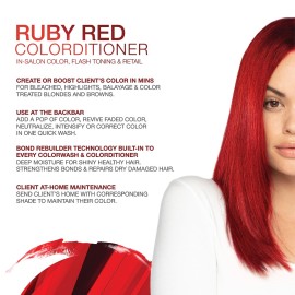 Celeb Luxury Gem Lites Ruby Red Colorditioner, Color Depositing Conditioner with Bondfix Bond Rebuilder, Semi Permanent Hair Colour Glaze, Maintains and Refreshes Red and Deep Red Tones Celeb Luxury Gem Lites Ruby Red Colorditioner, Color Depositing Conditioner with Bondfix Bond Rebuilder, Semi Permanent Hair Colour Glaze, Maintains and Refreshes Red and Deep Red Tones