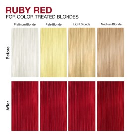 Celeb Luxury Gem Lites Ruby Red Colorditioner, Color Depositing Conditioner with Bondfix Bond Rebuilder, Semi Permanent Hair Colour Glaze, Maintains and Refreshes Red and Deep Red Tones Celeb Luxury Gem Lites Ruby Red Colorditioner, Color Depositing Conditioner with Bondfix Bond Rebuilder, Semi Permanent Hair Colour Glaze, Maintains and Refreshes Red and Deep Red Tones