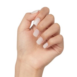 KISS Salon Acrylic Natural Press On Nails, Nail glue included, \'Rare\', Nude, Short Size, Squoval Shape, Includes 28 Nails, 2g Glue, 1 Manicure Stick, 1 Mini File KISS Salon Acrylic Natural Press On Nails, Nail glue included, \'Rare\', Nude, Short Size, Squoval Shape, Includes 28 Nails, 2g Glue, 1 Manicure Stick, 1 Mini File