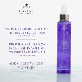 Alterna Haircare CAVIAR Anti-Aging Multiplying Volume Styling Mist, 5 Fl Oz | For Fine, Thin Hair | Light Hold | Create Instant Volume and Thickness | Sulfate Free Alterna Haircare CAVIAR Anti-Aging Multiplying Volume Styling Mist, 5 Fl Oz | For Fine, Thin Hair | Light Hold | Create Instant Volume and Thickness | Sulfate Free
