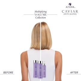 Alterna Haircare CAVIAR Anti-Aging Multiplying Volume Styling Mist, 5 Fl Oz | For Fine, Thin Hair | Light Hold | Create Instant Volume and Thickness | Sulfate Free Alterna Haircare CAVIAR Anti-Aging Multiplying Volume Styling Mist, 5 Fl Oz | For Fine, Thin Hair | Light Hold | Create Instant Volume and Thickness | Sulfate Free