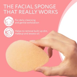 10 Pack Facial Sponge for Daily Deep Cleansing - Regular Buff Style Exfoliating Pads for Removing Dead Skin, Dirt & Makeup - Normal to Oily - Made in The USA - Reusable Puf - Natural 10 Pack Facial Sponge for Daily Deep Cleansing - Regular Buff Style Exfoliating Pads for Removing Dead Skin, Dirt & Makeup - Normal to Oily - Made in The USA - Reusable Puf - Natural