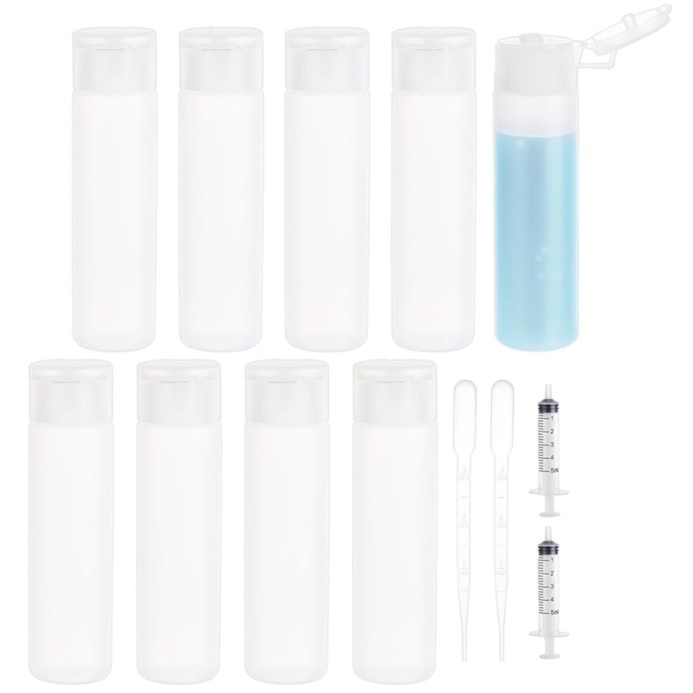 BENECREAT 10 Pack 18ml 0.6oz Small Travel Squeeze Bottles Refillable Makeup Foundation Container Travel Essentials Sample Bottles Travel Tubes for Toiletries, Shampoo Toner Cosmetic BENECREAT 10 Pack 18ml 0.6oz Small Travel Squeeze Bottles Refillable Makeup Foundation Container Travel Essentials Sample Bottles Travel Tubes for Toiletries, Shampoo Toner Cosmetic
