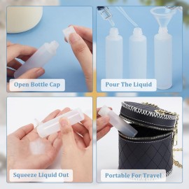 BENECREAT 10 Pack 18ml 0.6oz Small Travel Squeeze Bottles Refillable Makeup Foundation Container Travel Essentials Sample Bottles Travel Tubes for Toiletries, Shampoo Toner Cosmetic BENECREAT 10 Pack 18ml 0.6oz Small Travel Squeeze Bottles Refillable Makeup Foundation Container Travel Essentials Sample Bottles Travel Tubes for Toiletries, Shampoo Toner Cosmetic