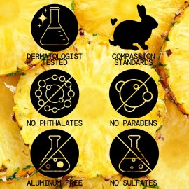 Pacifica Pineapple Swirl Curl Defining Cream for Curly Hair 4 oz - Frizz Control & Curl Enhancer Styling Cream for Curly & Wavy Hair Coconut Oil & Hyaluronic Acid Defines & Adds Bounce Without Crunch