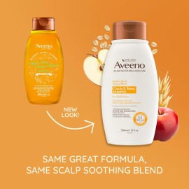 Aveeno Apple Cider Vinegar Clarifying Shampoo, Shine Enhancing, 12 fl oz Aveeno Apple Cider Vinegar Clarifying Shampoo, Shine Enhancing, 12 fl oz