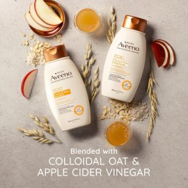 Aveeno Apple Cider Vinegar Clarifying Shampoo, Shine Enhancing, 12 fl oz Aveeno Apple Cider Vinegar Clarifying Shampoo, Shine Enhancing, 12 fl oz