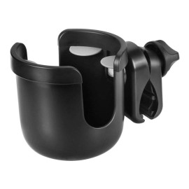 Accmor Stroller Cup Holder, Universal Cup Holder, Bike Cup Holder, 360 Rotatable Large Caliber Drinks Holder for Stroller, Bike, Wheelchair, Walker, Black Accmor Stroller Cup Holder, Universal Cup Holder, Bike Cup Holder, 360 Rotatable Large Caliber Drinks Holder for Stroller, Bike, Wheelchair, Walker, Black