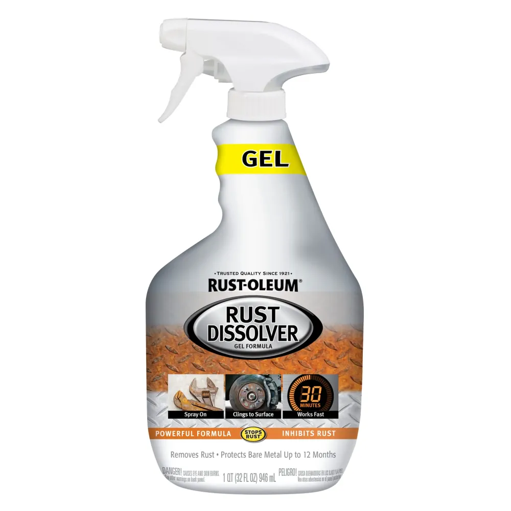 Rust-Oleum Rust Dissolver Trigger Spray Gel | Heavy-Duty Corrosion Remover for Metal Tools, Cars, Bikes, Grills, Bolts, Firearms & More | 32 oz Rust-Oleum Rust Dissolver Trigger Spray Gel | Heavy-Duty Corrosion Remover for Metal Tools, Cars, Bikes, Grills, Bolts, Firearms & More | 32 oz