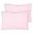 Zenssia Organic Cotton Toddler Pillowcase/Travel Pillowcase Pack of 2 Set 13x18 Inches with Envelope Closure - Soft & Breathable Baby Pillow Case Cover Pink Stripe