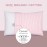 Zenssia Organic Cotton Toddler Pillowcase/Travel Pillowcase Pack of 2 Set 13x18 Inches with Envelope Closure - Soft & Breathable Baby Pillow Case Cover Pink Stripe