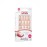 KISS Salon Acrylic Natural Nails, Euphoria, Medium Length, Ultra-Smooth Finish, DIY At-Home Manicure Kit with Pink Gel Nail Glue, Mini File, Manicure Stick, and 28 Nails in 14 sizes