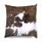 TOMWISH Pack of 2 Throw Pillow Covers Christmas Cowhide Printing Western 18x18 Pillow Cover,Decorative Throw Pillows Cushion Covers for Home Living Room Sofa Bedroom