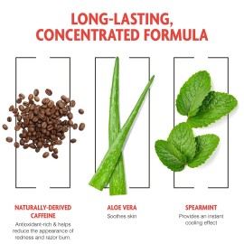 Pacific Shaving Company Caffeinated Shaving Cream - Caffeine, Shea Butter + Spearmint Antioxidant Shaving Cream - Clean Formula for Hydrating, Redness Reducing + Irritation-Free Shave (3.4 Oz, 2 Pack) Pacific Shaving Company Caffeinated Shaving Cream - Caffeine, Shea Butter + Spearmint Antioxidant Shaving Cream - Clean Formula for Hydrating, Redness Reducing + Irritation-Free Shave (3.4 Oz, 2 Pack)