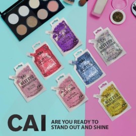 Hair Glitter Gel; Body & Face Glitter for Women/Kids (Large 3 Oz Silver) Moon & Stars; Iridescent Holograph Cosmetic Grade- Apply Without Glue, Easy to Take Off Keeps Skin Clean Hair Glitter Gel; Body & Face Glitter for Women/Kids (Large 3 Oz Silver) Moon & Stars; Iridescent Holograph Cosmetic Grade- Apply Without Glue, Easy to Take Off Keeps Skin Clean