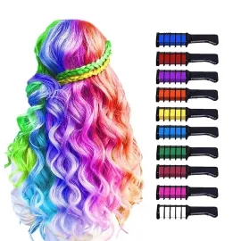 MSDADA 10 Color Hair Chalk for Girls - Hair Chalk Comb Kids Temporary Hair Color Dye - Teen Girl Gift Hair Stuff Accessories Makeup Kit Christmas Gifts Toys for Girls Age 6 7 8 9 10 11 12 13 Year Old MSDADA 10 Color Hair Chalk for Girls - Hair Chalk Comb Kids Temporary Hair Color Dye - Teen Girl Gift Hair Stuff Accessories Makeup Kit Christmas Gifts Toys for Girls Age 6 7 8 9 10 11 12 13 Year Old