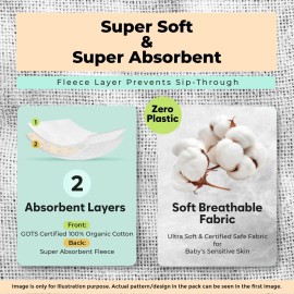 KiddyStar Double Layer Bandana Bibs - Multi Snaps Adjustable Organic Cotton Teething Bib - Absorbent Drooling Protection KiddyStar Double Layer Bandana Bibs - Multi Snaps Adjustable Organic Cotton Teething Bib - Absorbent Drooling Protection