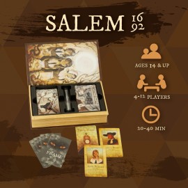 Facade Dark Cites Series Board Game of Strategy, Deceit, and Luck - Card Game for Teens Adults and Family - Salem 1692 Facade Dark Cites Series Board Game of Strategy, Deceit, and Luck - Card Game for Teens Adults and Family - Salem 1692