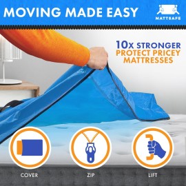 Nordic Elk Mattress Bags for Moving and Storage (Queen) Heavy Duty Moving Supplies, 8 Sturdy Handles, Strong Zipper, Mattress Cover Queen Size Bed Bags, Storage Cover Essentials Packing Protector Nordic Elk Mattress Bags for Moving and Storage (Queen) Heavy Duty Moving Supplies, 8 Sturdy Handles, Strong Zipper, Mattress Cover Queen Size Bed Bags, Storage Cover Essentials Packing Protector