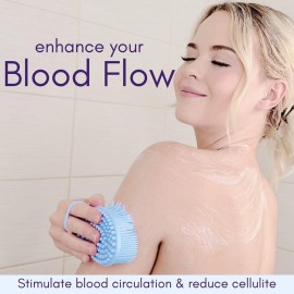 Avilana Silicone Body Scrubber - Dual-Sided Exfoliator for Men & Women, Gentle Loofah Alternative, Easy-to-Clean Silicone Shower Scrubber Avilana Silicone Body Scrubber - Dual-Sided Exfoliator for Men & Women, Gentle Loofah Alternative, Easy-to-Clean Silicone Shower Scrubber